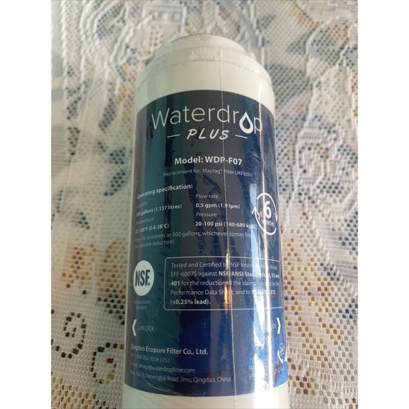 New, Waterdrop Plus WDP F07, Certified Refrigerator Water Filter 😀 - Picture 2 of 12